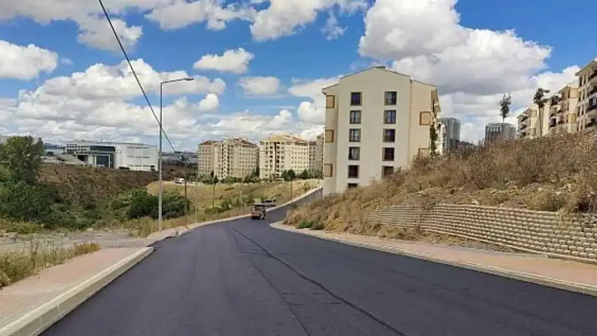 Gebze Kirazpınar TOKİ yolu asfaltlandı