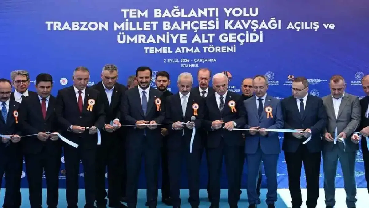 Ümraniye’de ulaşım yatırımları hız kesmiyor... Alt geçidin temeli atıldı