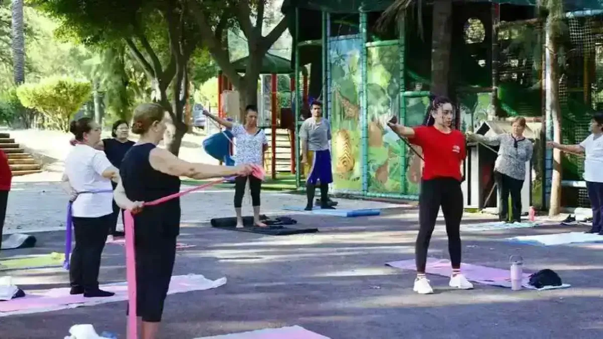 Antalya’da sabah sporu etkinlikleri yoğun ilgi görüyor