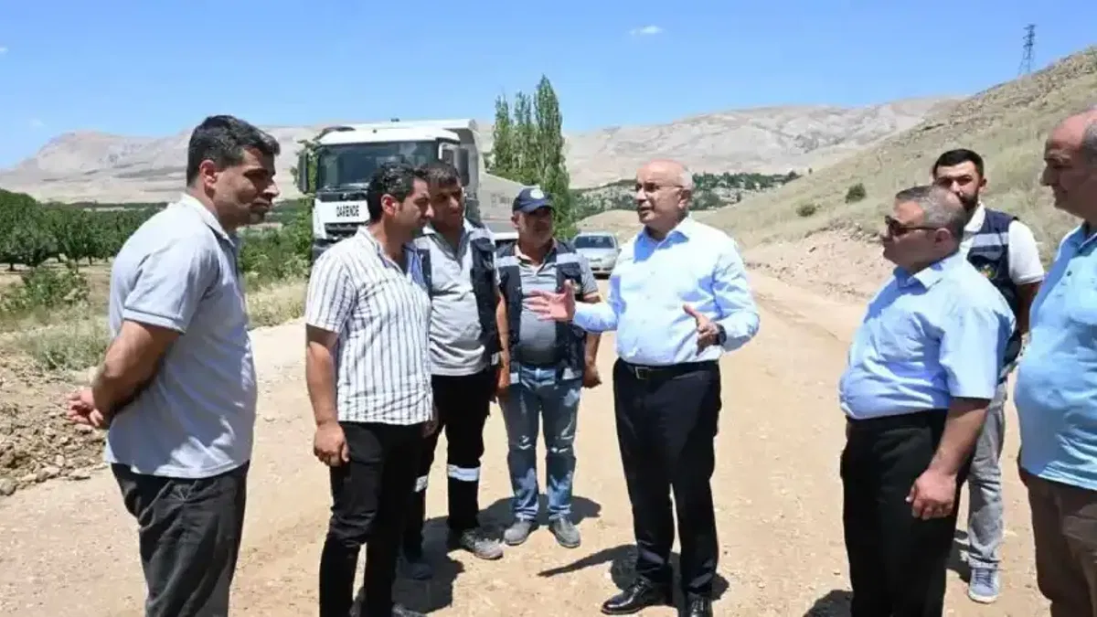 Malatya’da yol çalışmaları karayolları standardına ulaşıyor