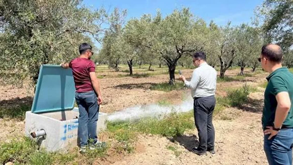Manisa'da 2 bin 500 dekar arazi Öveçli ile suya kavuşacak