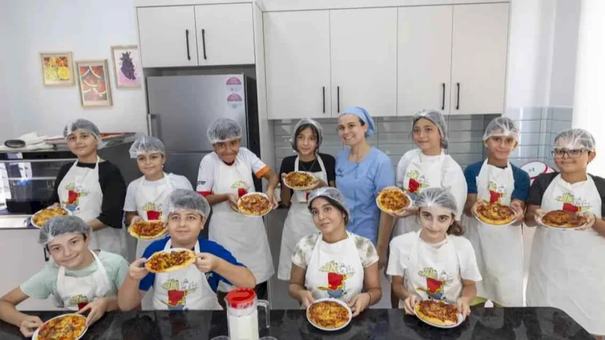 Çocuklar mutfağa girdi; Yaratıcı Mutfak Atölyesi’