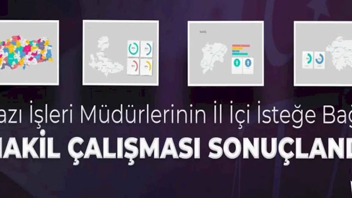 Adalet'te Yazı İşleri Müdürlerinin nakil talepleri sonuçlandı