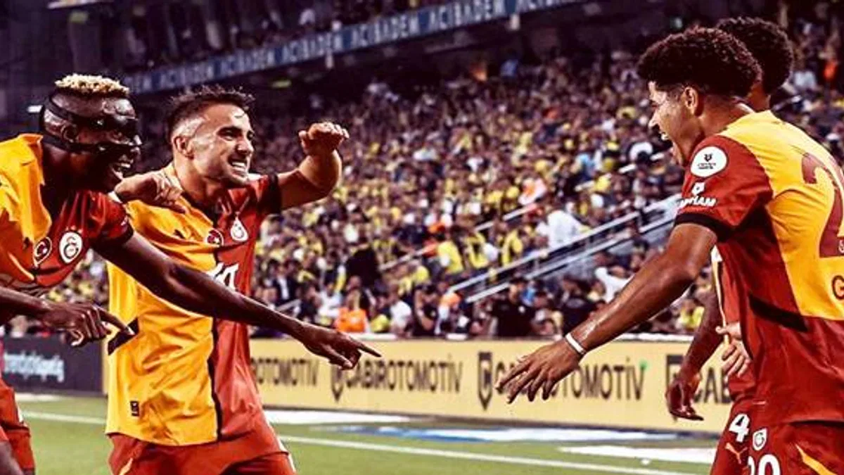 Fenerbahçe 1 - 3 Galatasaray (Maç Sonucu) Aslan Kadıköy'de kükredi!