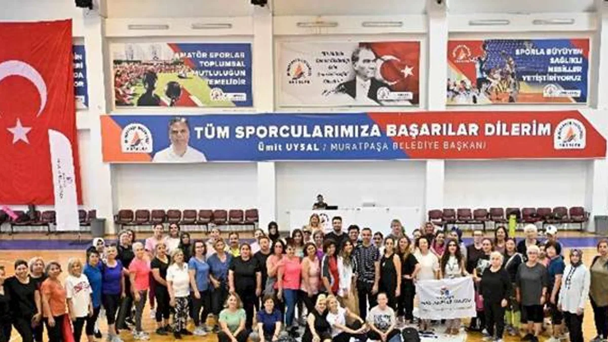Muratpaşa'da sabah sporu