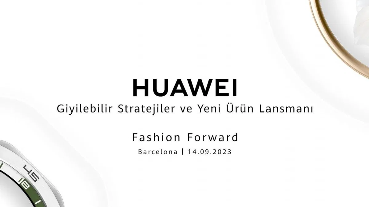 HUAWEI, Yeni Giyilebilir Cihazlarını Tanıtmaya Hazırlanıyor