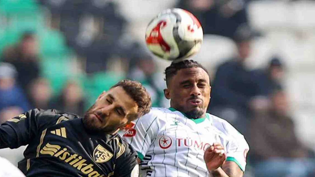 Tümosan Konyaspor 1-1 Zecorner Kayserispor (Maç Sonucu)
