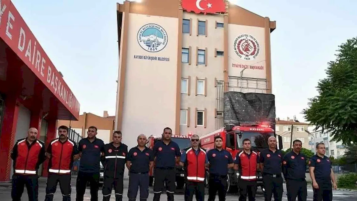 Kayseri Büyükşehir'den Manisa yangınına yardım desteği