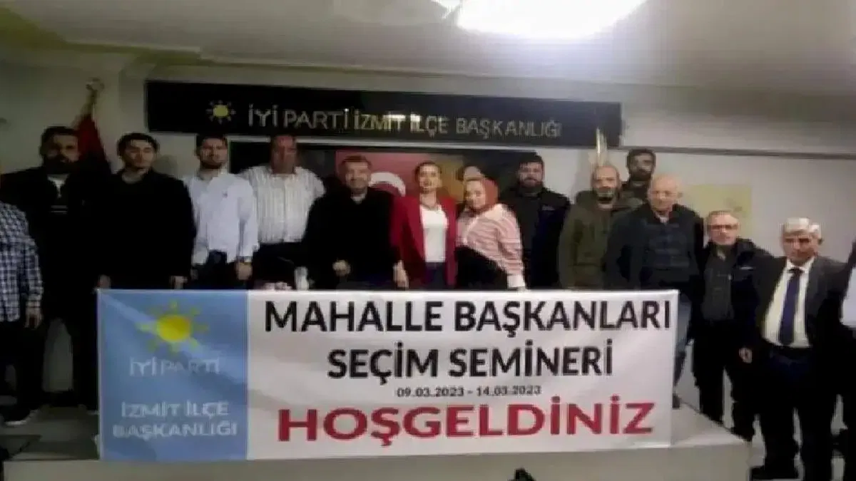 İYİ Parti İzmit'te seçimlere hazırlanıyor