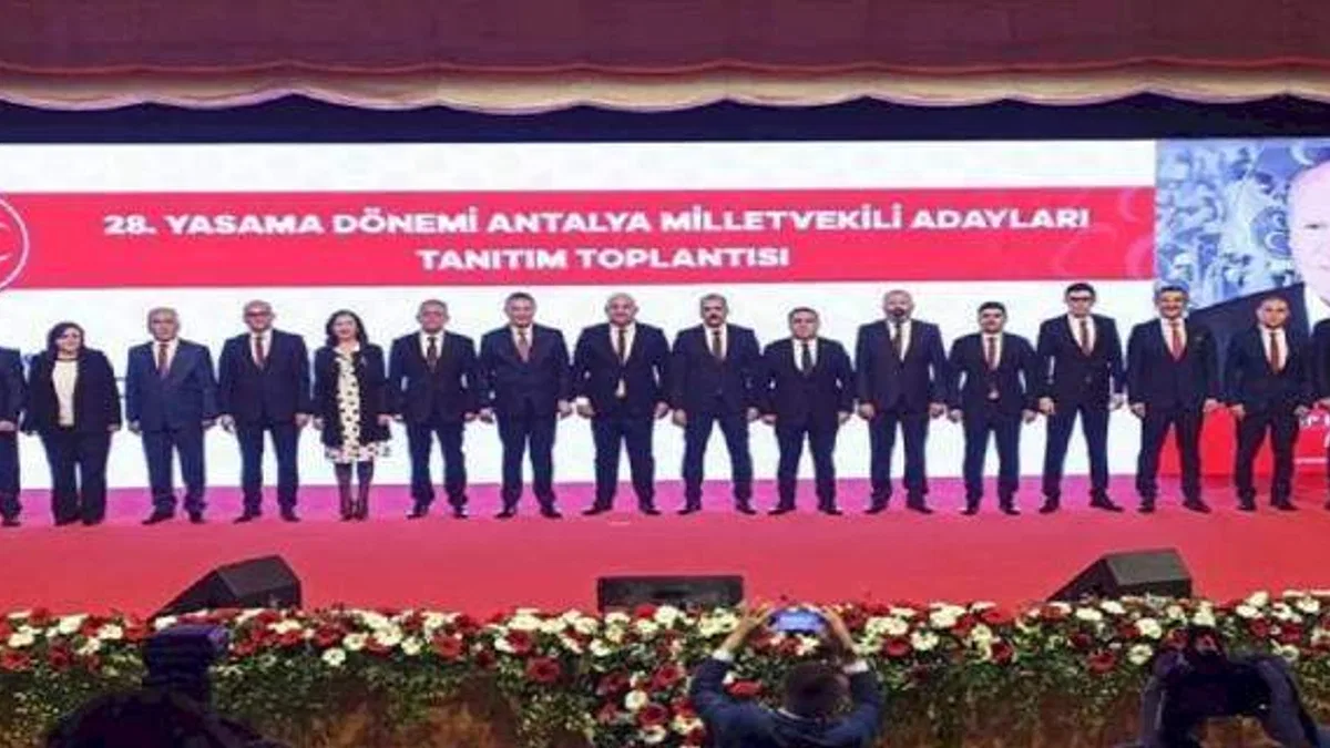 MHP Antalya milletvekili adayları tanıtıldı