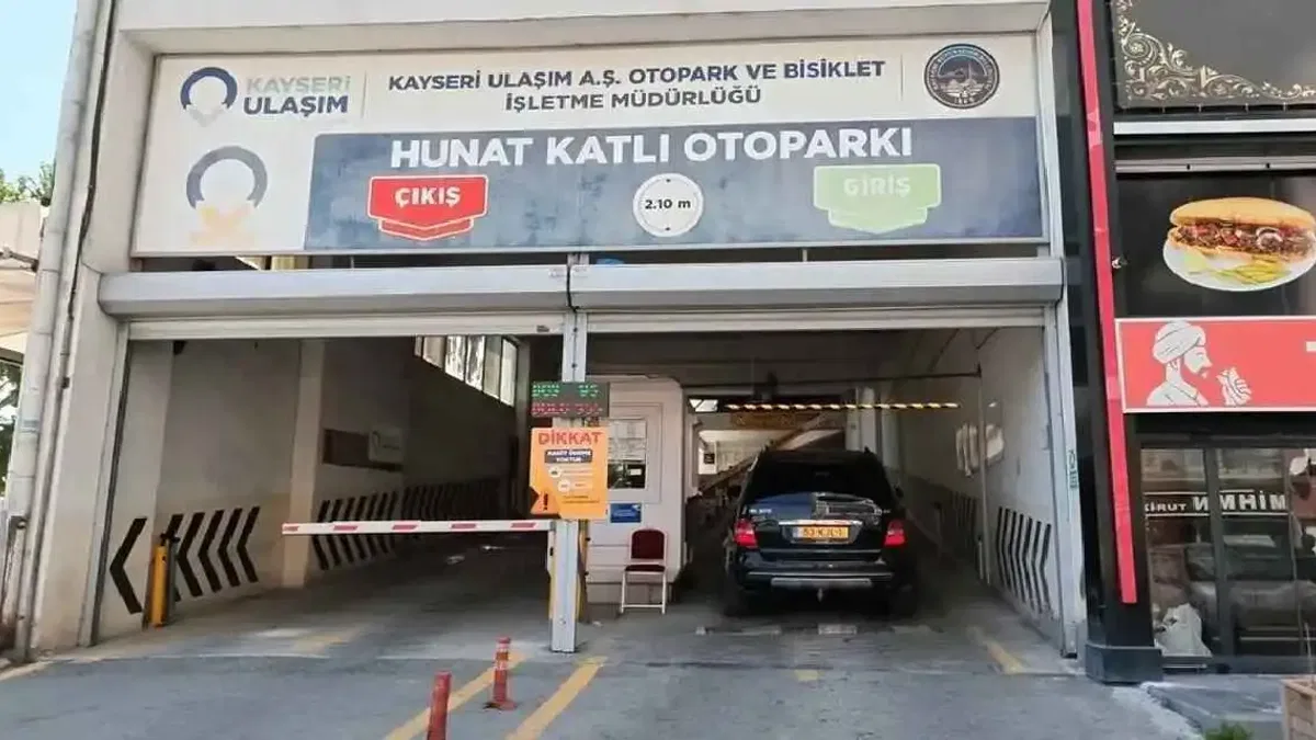 Kayseri Büyükşehir'den yeni nesil otopark