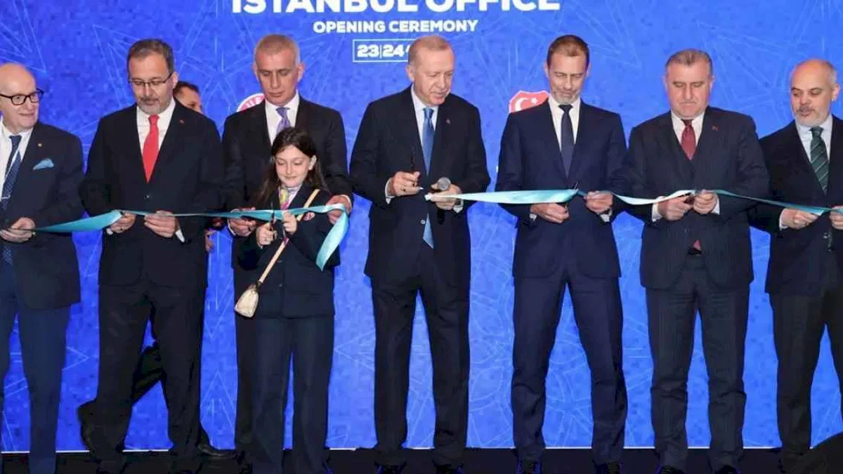 UEFA İstanbul Temsilciliği açıldı