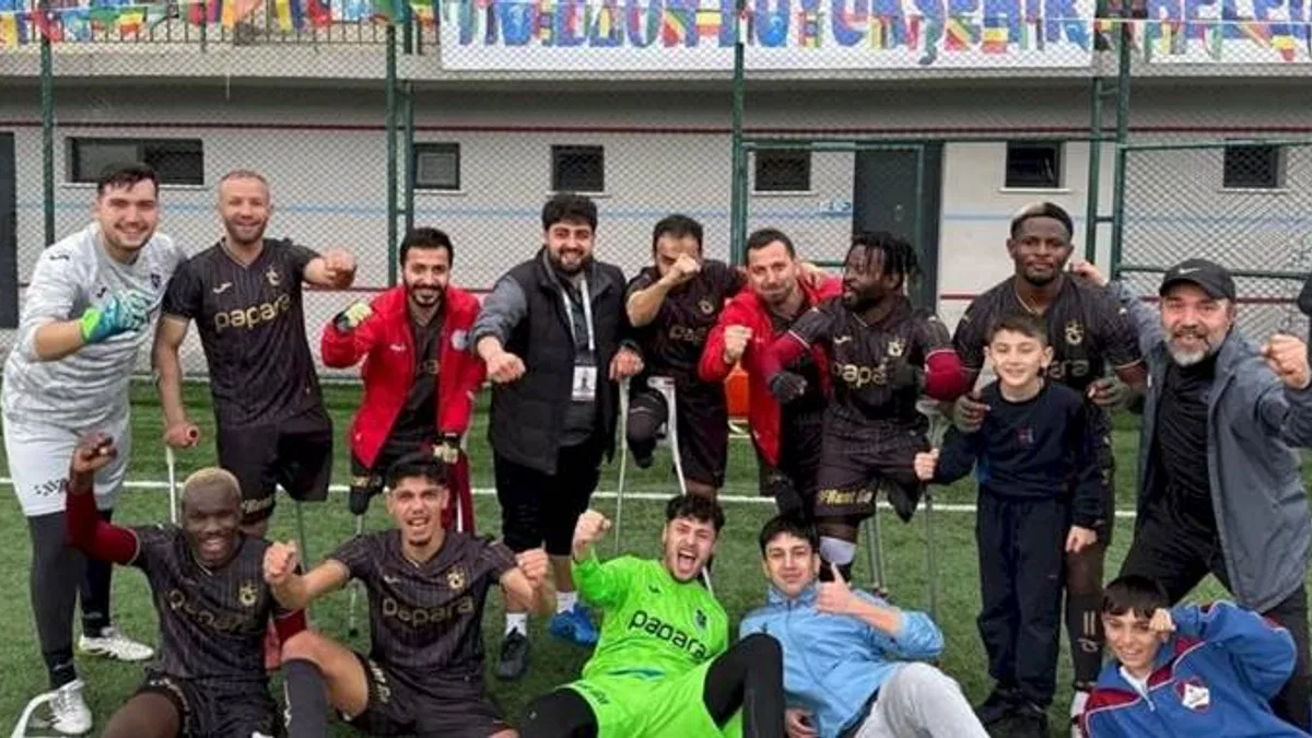 Trabzon Ampute Futbol Takımı 3. sıraya yükseldi