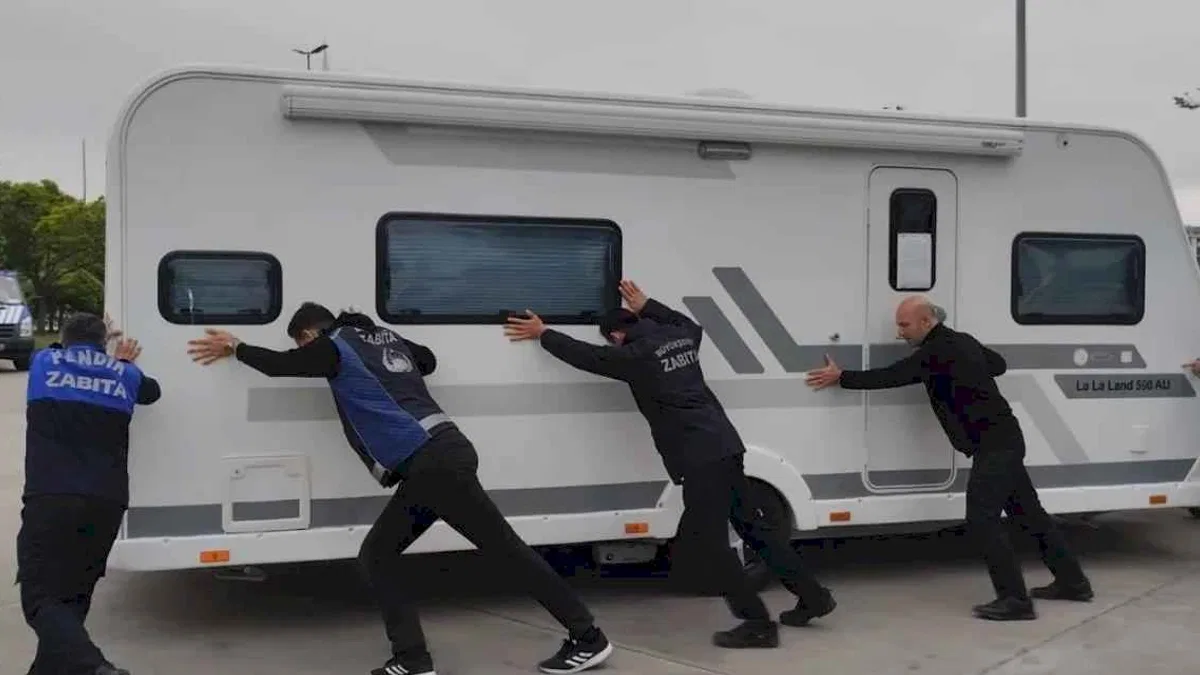 İstanbul'da karavan operasyonu!