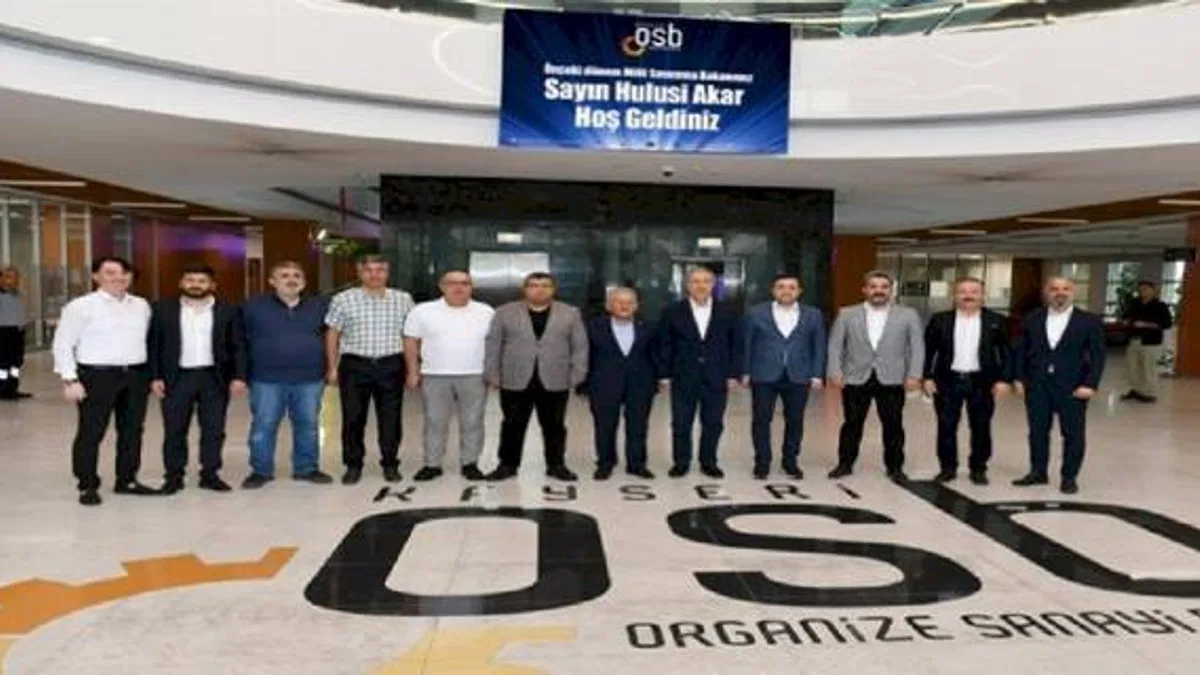 Kayseri OSB Hulusi Akar'ı ağırladı