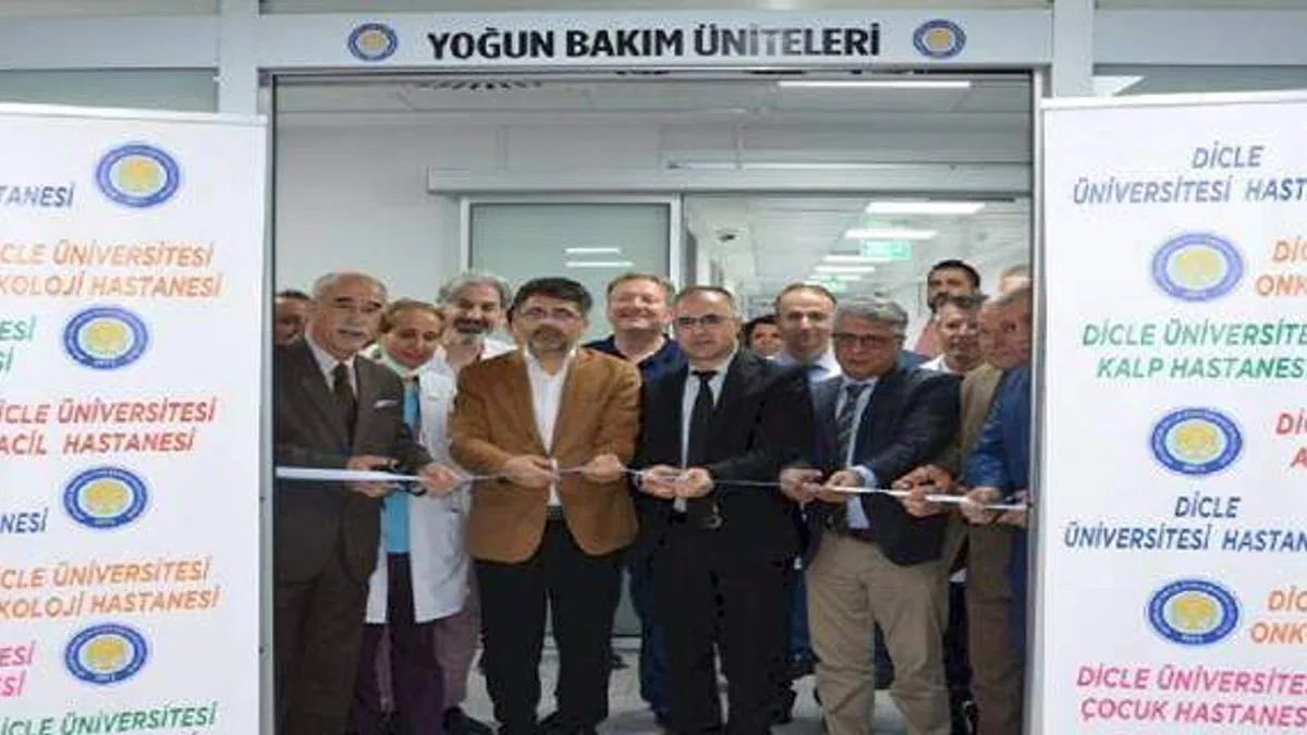 Dicle Üniversitesi'nde yeni yoğun bakım ünitesi açıldı