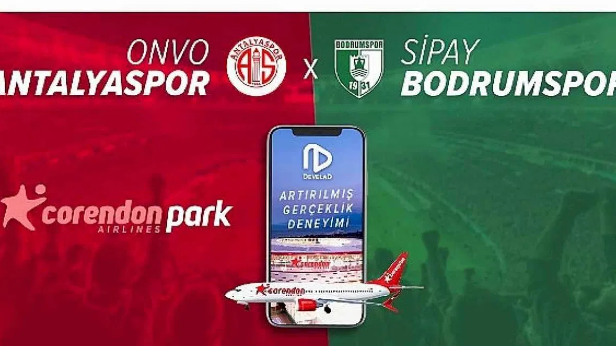 Corendon Airlines'tan Onvo Antalyaspor-Sipay Bodrum FK maçında sürpriz boarding deneyimi