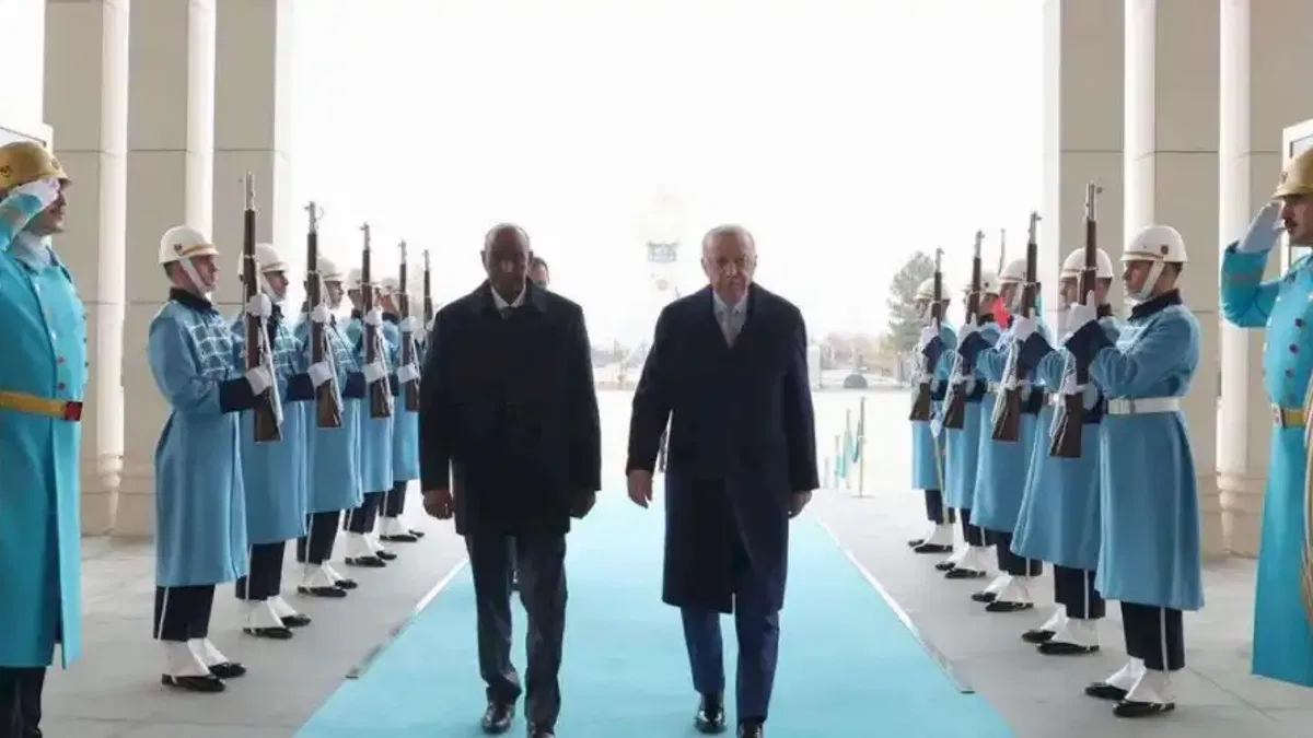 Cumhurbaşkanı Erdoğan, Sudan liderini ağırladı