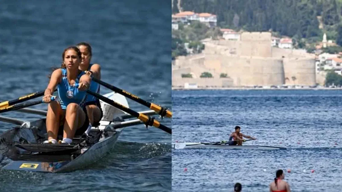 Kürekte Sahil Sürat heyecanı