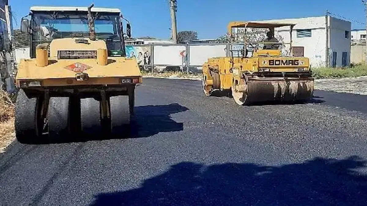 Bodrum Turgutreis'te Sıcak Asfalt Çalışması Tamamlandı