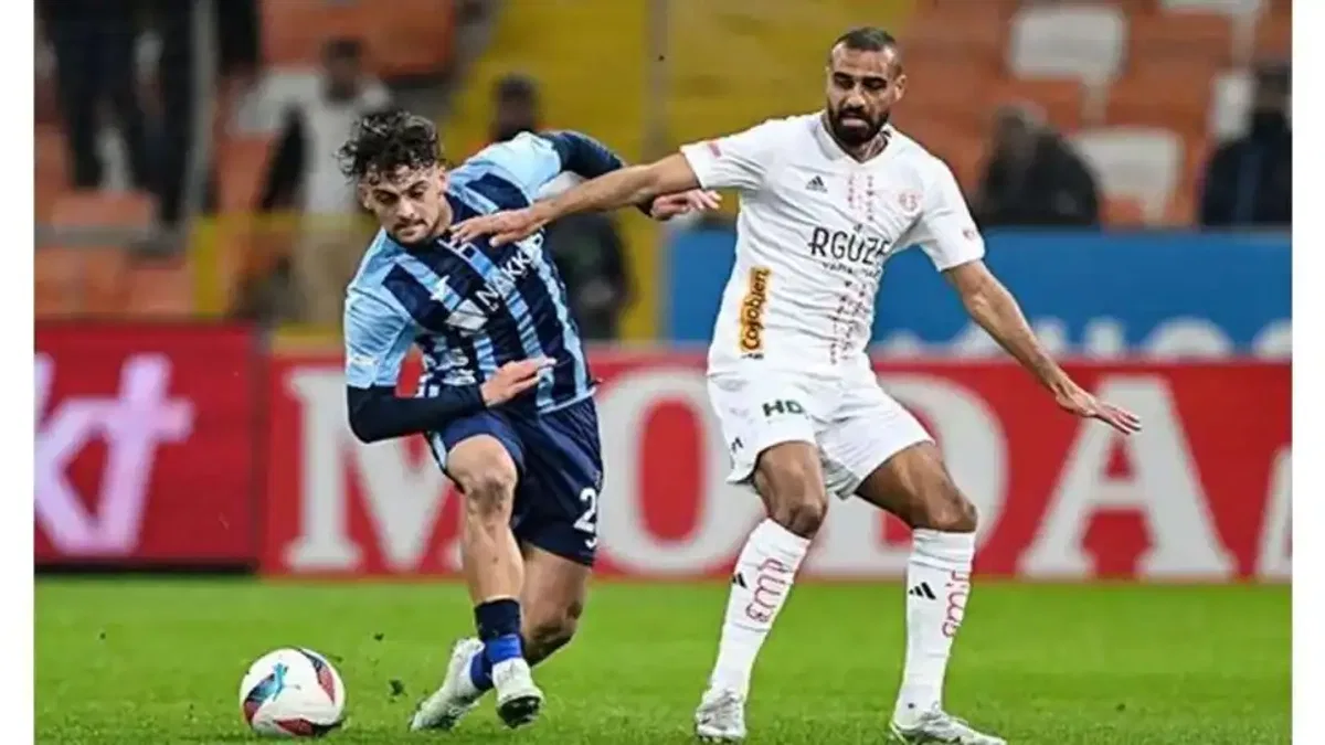 Adana Demirspor 1-1 Onvo Antalyaspor (Maç Sonucu) Adana'da puanlar paylaşıldı!