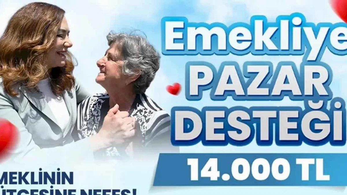 Emekliye pazar desteği 14 bin lira