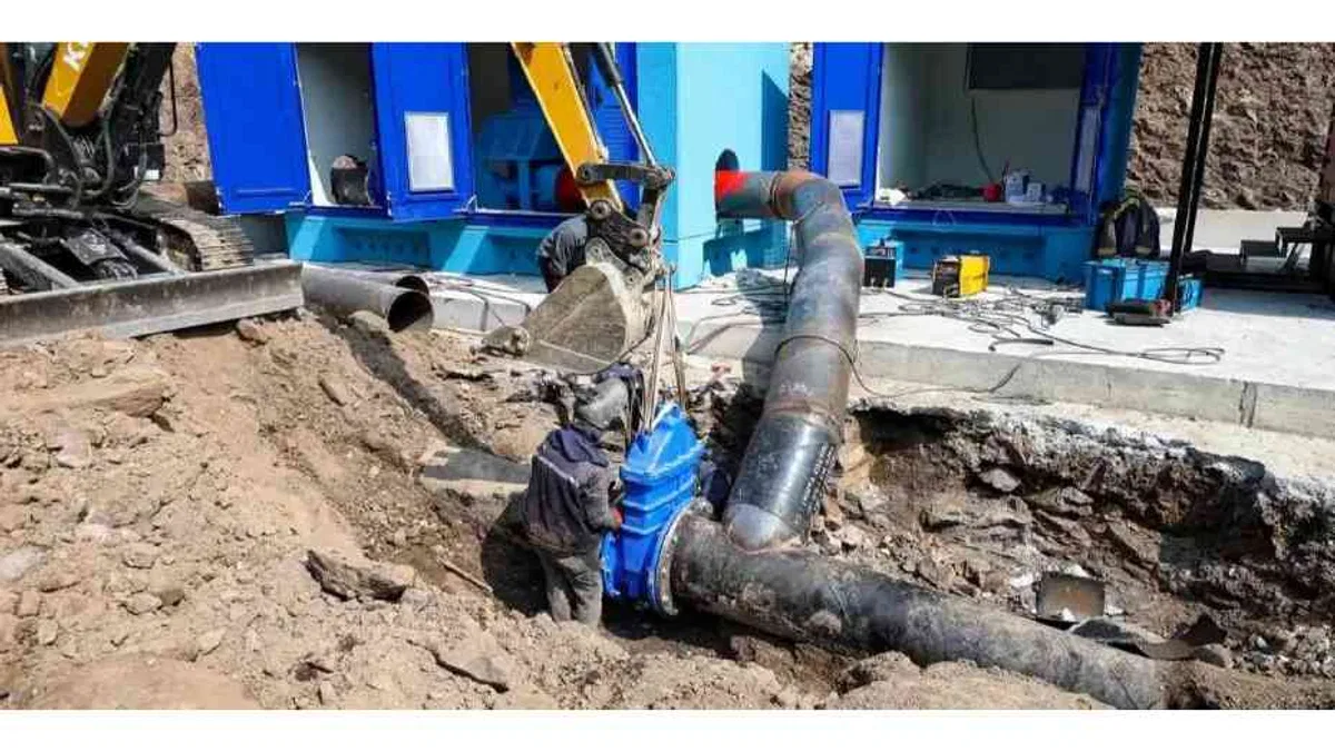 Sakarya Hendek'e yeni pompa sistemi ile saniyede 390 litre su