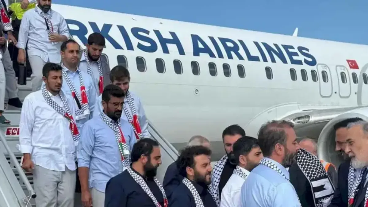 Özgürlük filosu aktivistleri Türkiye’ye döndü