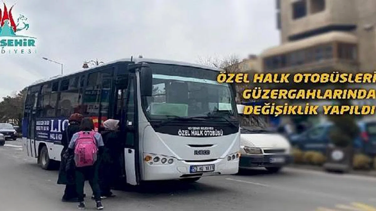 Özel Halk Otobüsü güzergahlarında geçici değişiklik
