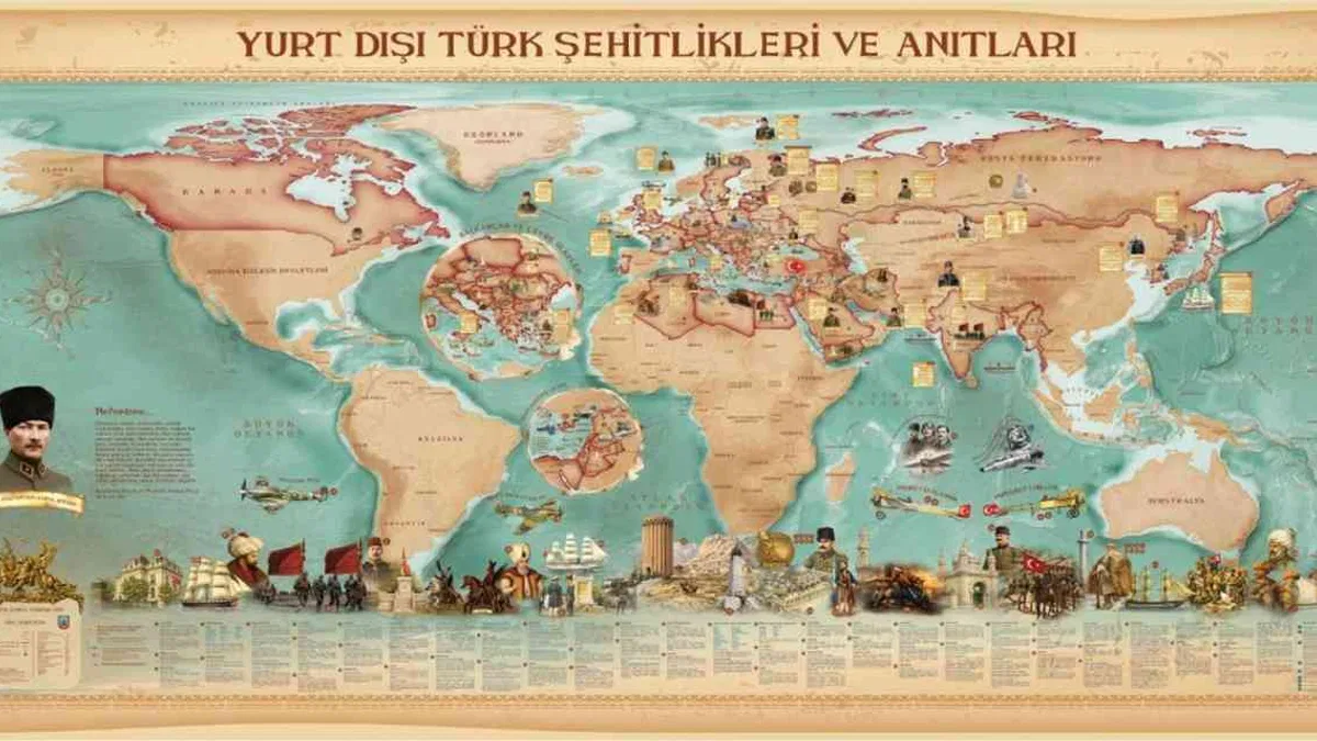 MSB'den dijital şehitlik haritası... 48 ülkedeki 172 şehitlik ve anıt tek platformda
