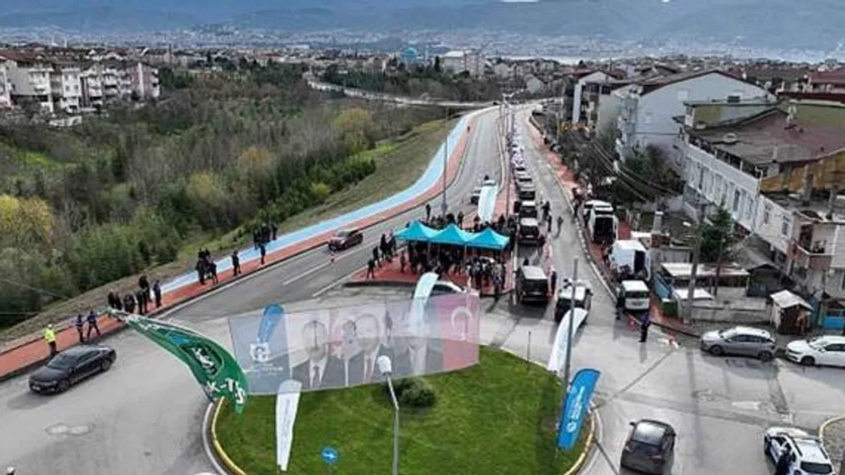 Büyükşehir'den, Derince-Körfez'e tablo gibi yol
