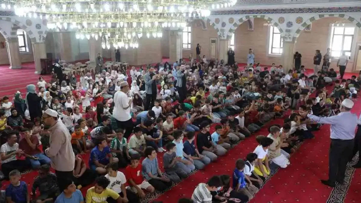Konya'da öğrencilerin Yaz Kur’an Kursu heyecanı