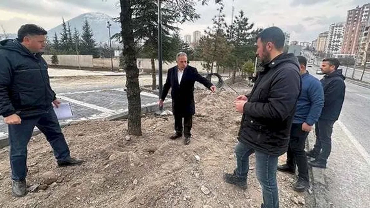 Kayseri Talas'ta millet bahçesi tam gaz