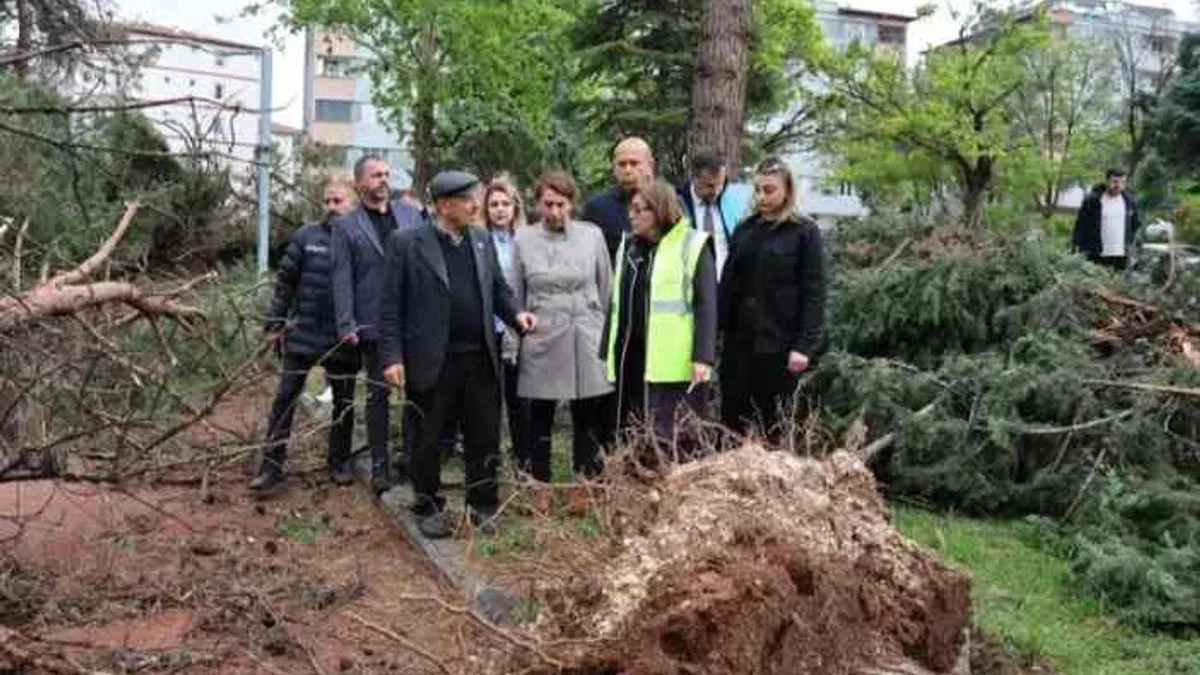 Gaziantep’te 'süper hücre'ye karşı tüm ekipler sahada