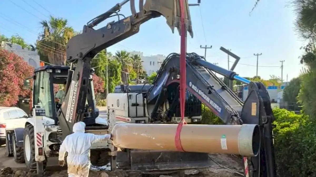 Bodrum’da arızalanan hatlara müdahale sürüyor