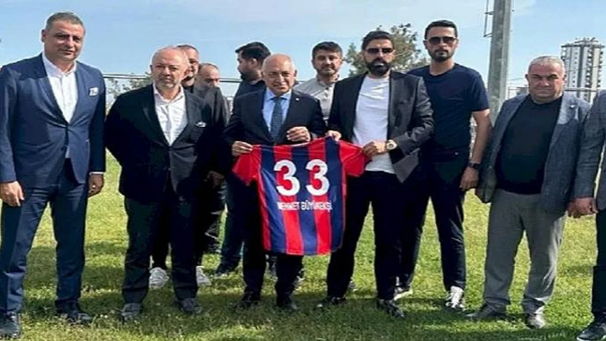 TFF Başkanı Mehmet Büyükekşi Yeni Mersin İdmanyurdu'nu Ziyaret Etti