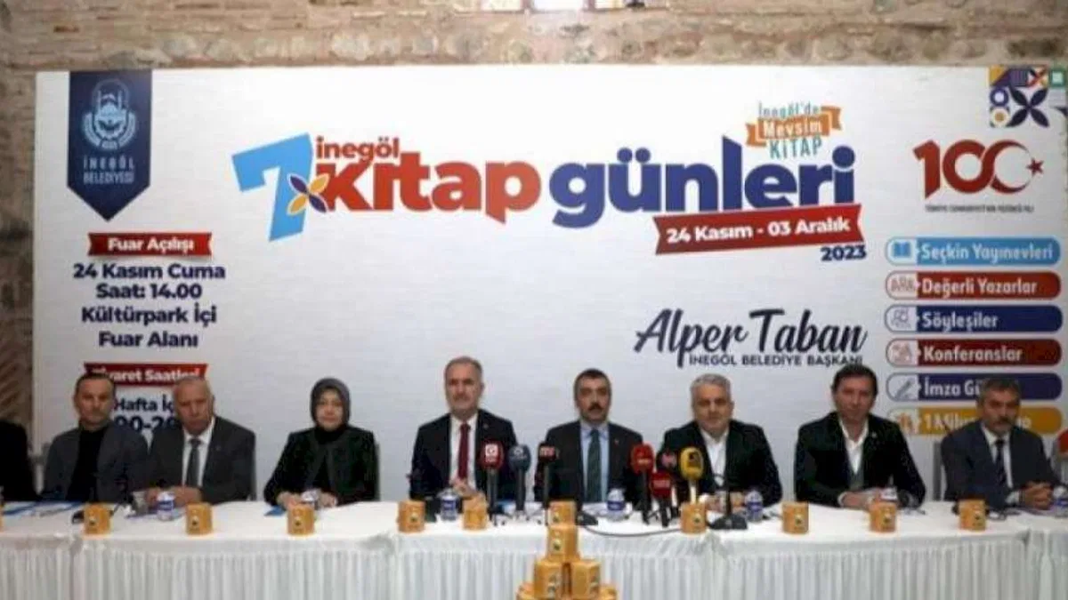 Bursa İnegöl 7. Kitap Günleri'ne hazırlanıyor