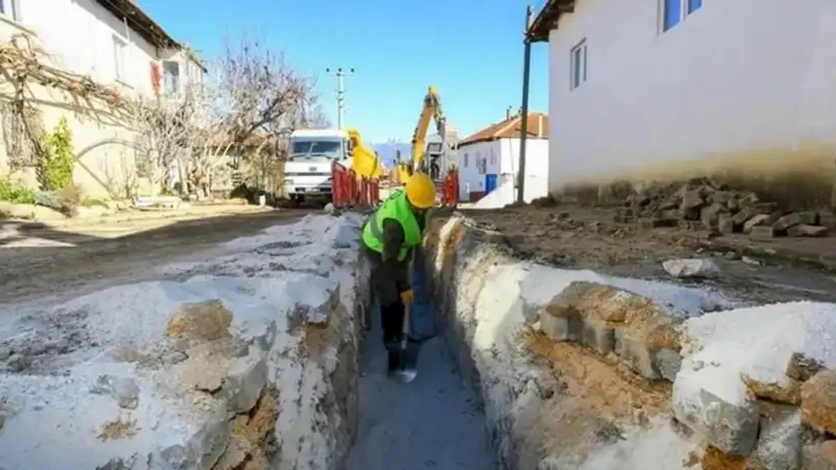 Denizli’de içme suyu hatları yenileniyor