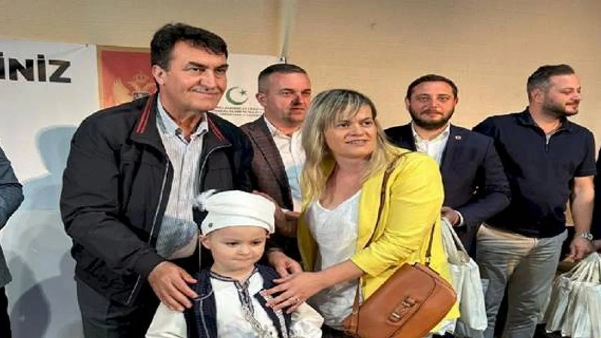Bursa Osmangazi’den Karadağ’da sünnet şöleni
