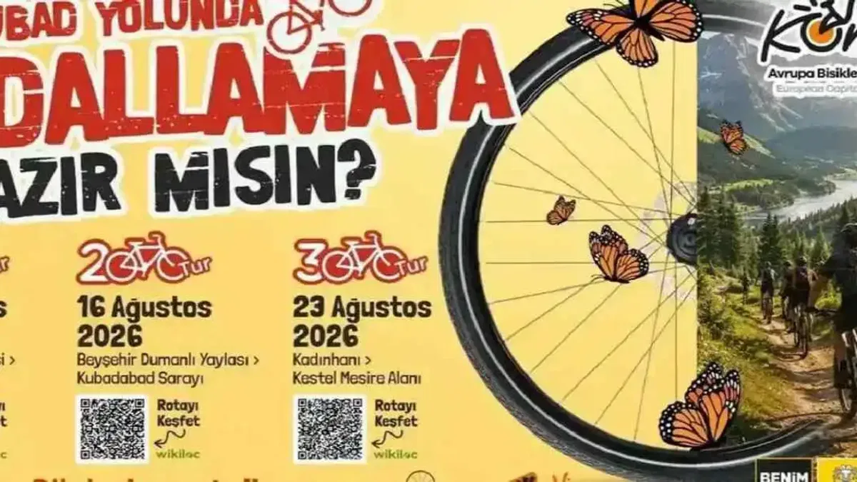 Konya’da bisiklet turları ağustos ayında da devam edecek