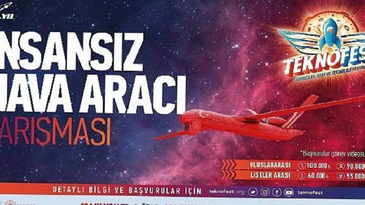 TEKNOFEST İnsansız Hava Araçları Yarışması'na Başvurular Yeniden Açıldı
