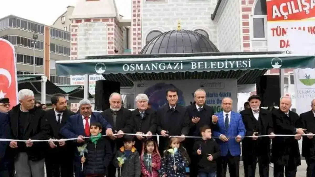Bursa Osmangazi’den bir camiye daha hizmet