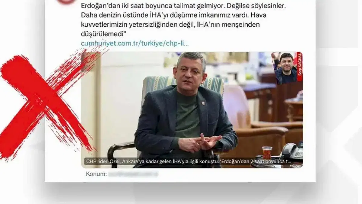İHA düşürme iddialarına yalanlama