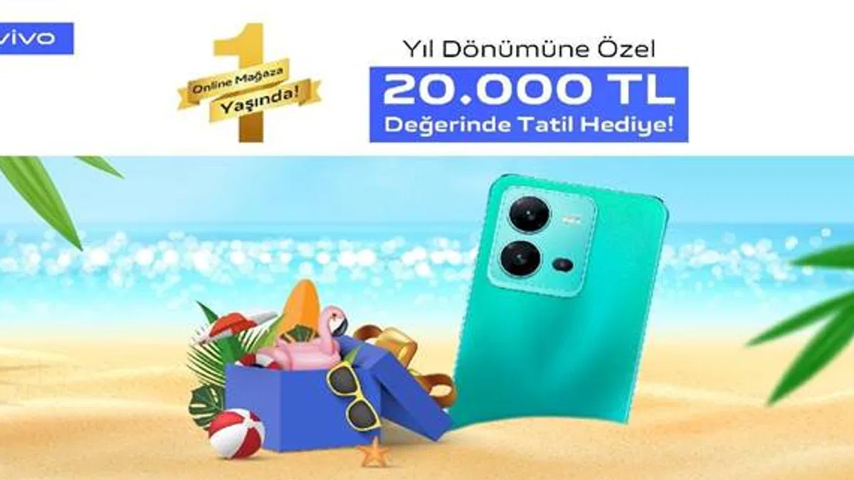 vivo, myvivoshop.com’un 1. Yaşını 20.000 TL’lik Tatil Hediyesiyle Kutluyor