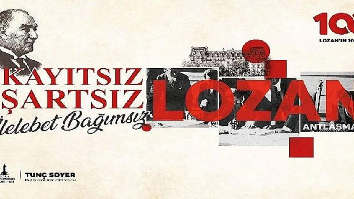 İzmir Lozan Antlaşması'nın 100. yılını kutluyor