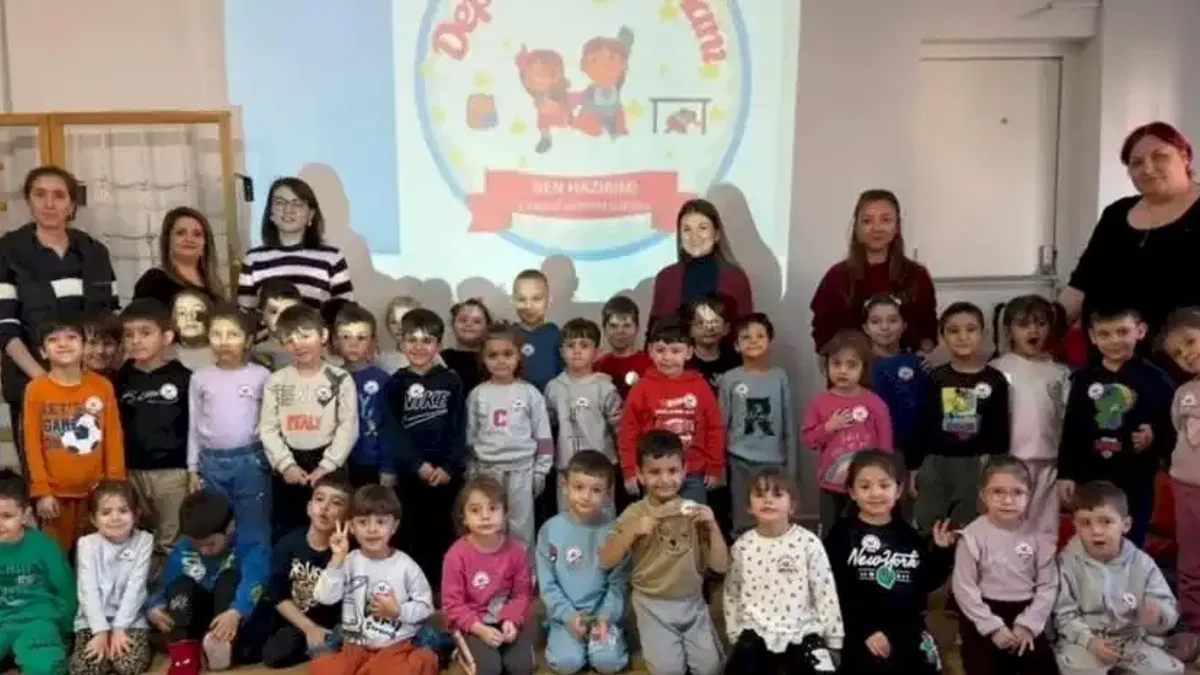 Eskişehir’de miniklere deprem farkındalık atölyesi