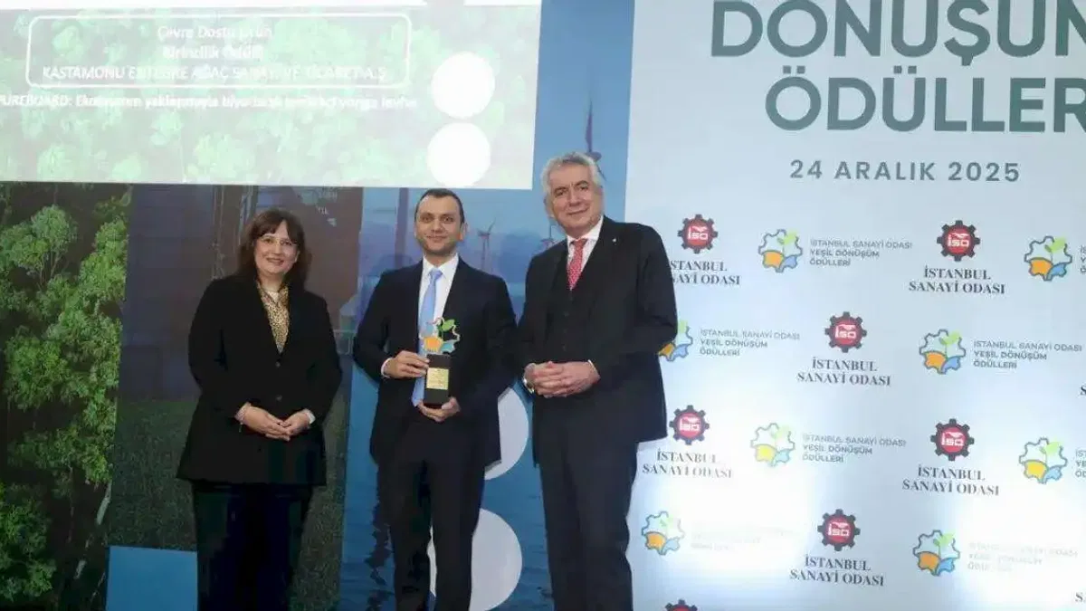 Kastamonu Entegre’ye İSO Yeşil Dönüşüm Ödülü