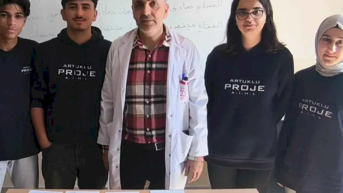 Mardinli öğrencilerden Gazze'deki kardeşlerine anlamlı bağış