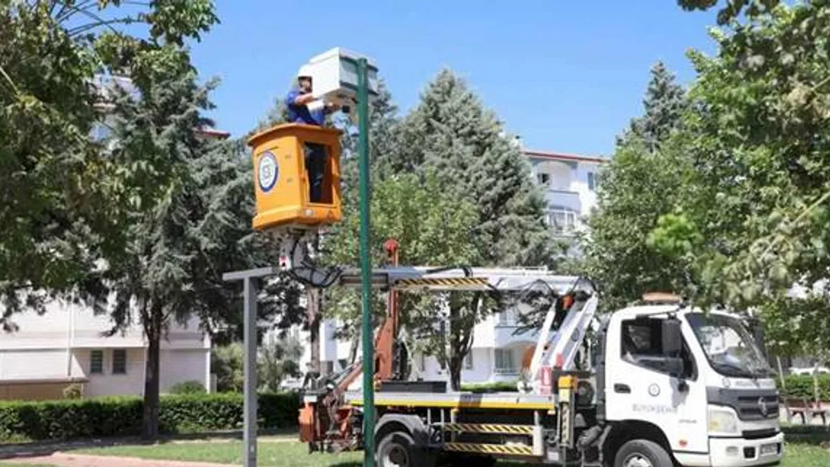 Muğla parklarına kameralı güvenlik ve ücretsiz Wi-Fi