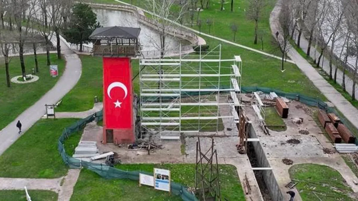 Sakarya’nın sembolü Tarihi Çark’ta yıllar sonra su akacak